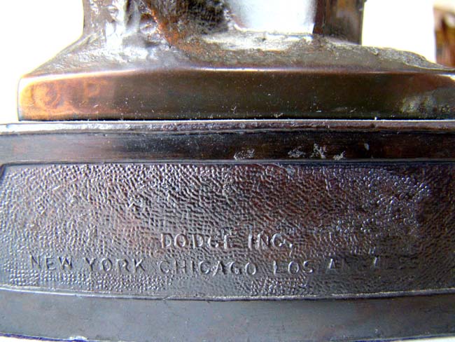 A pair of antique bronze finished Pirate Bookends by Dodge Inc. circa 1930 — image 3